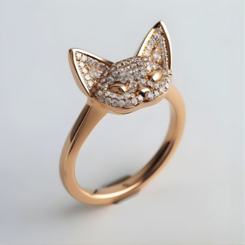 Cat Silhouette Rings