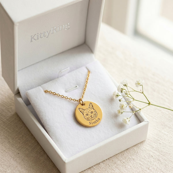Custom Cat Photo Locket Necklace - Keep Them Close