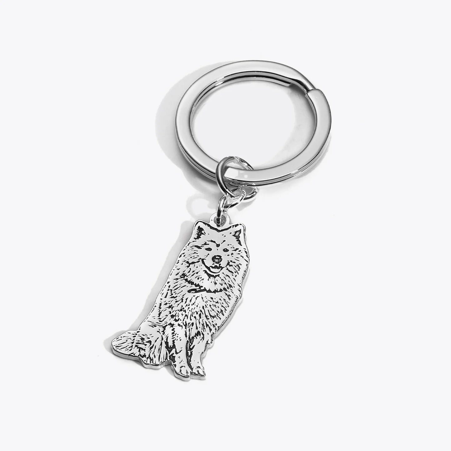 Personalized Cat Face Keychain | Engraved Pet Keyring – KittyRing®