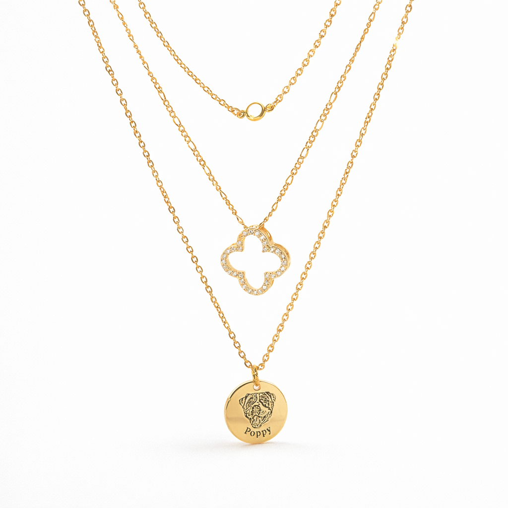 Cat Paw Locket Necklace
