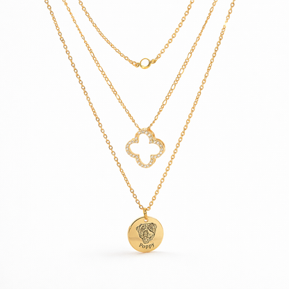 Cat Paw Locket Necklace