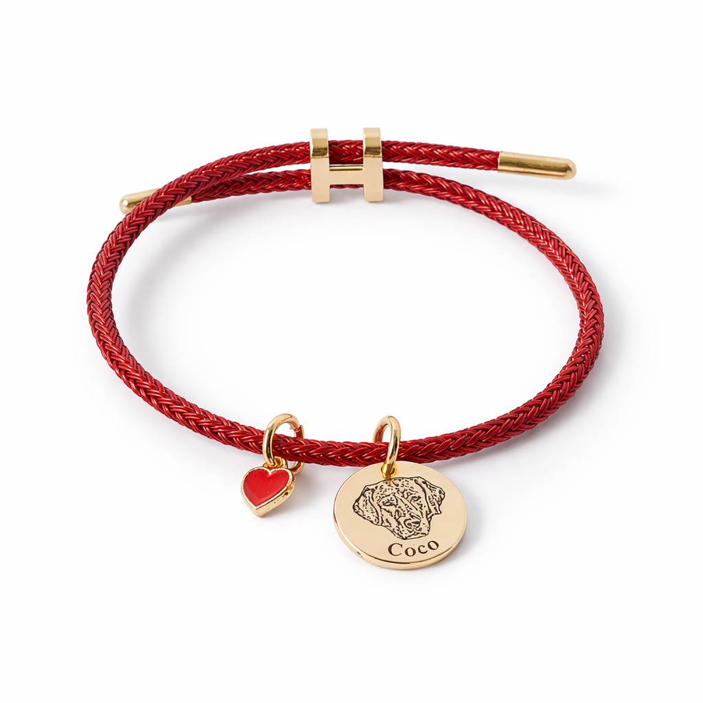Custom Pet Face Bracelet for Dog Lovers