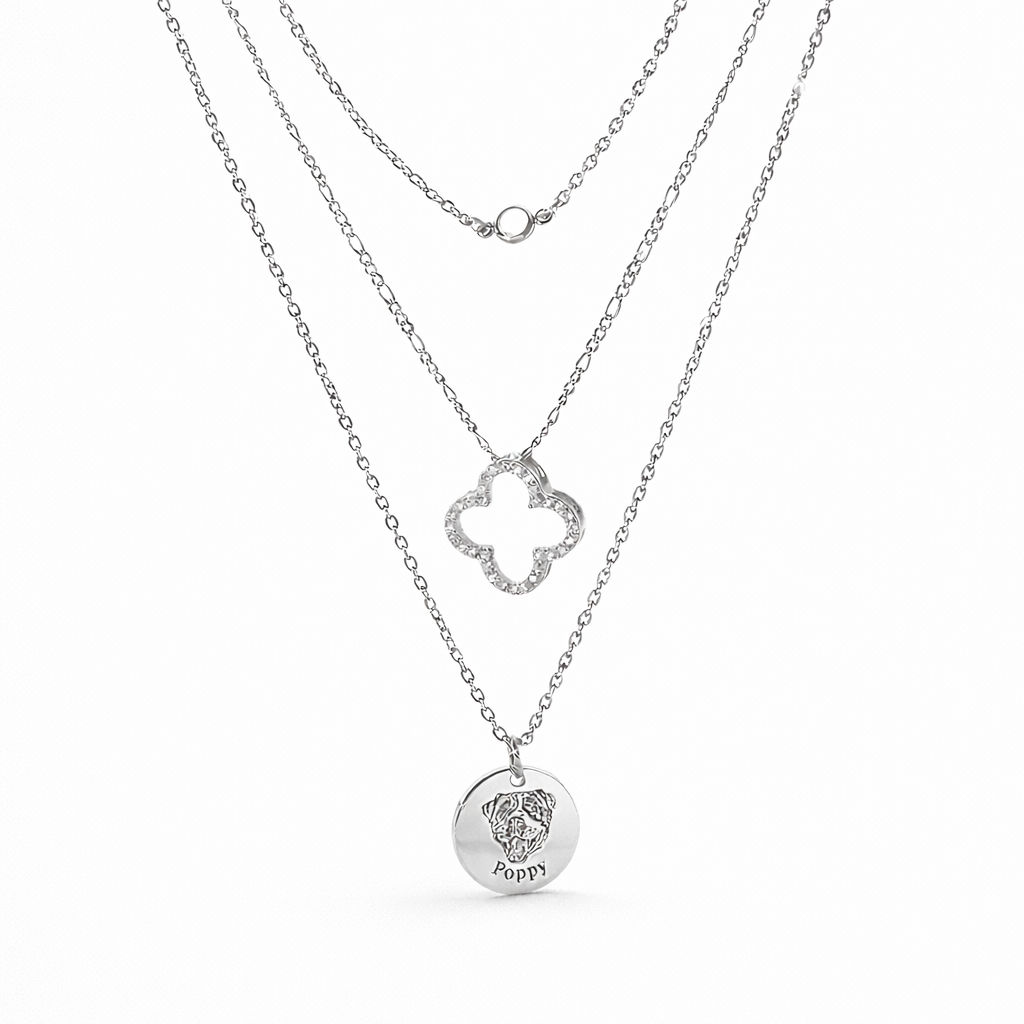Cat Paw Locket Necklace