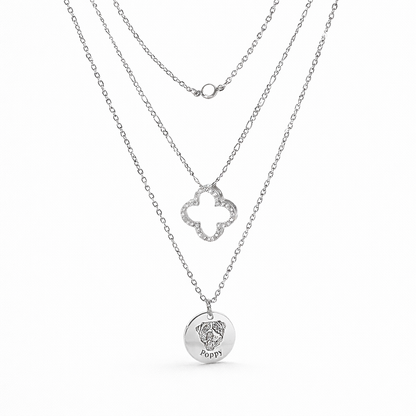 Cat Paw Locket Necklace