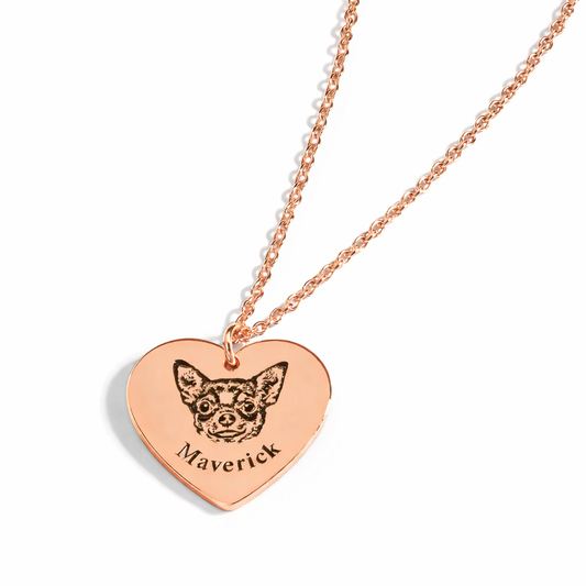 Dog Photo Heart Pet Bracelet