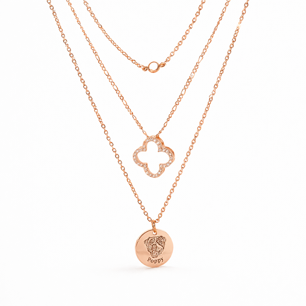 Cat Paw Locket Necklace