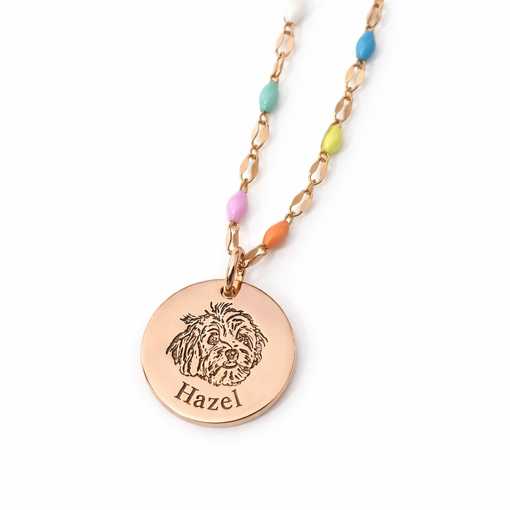 Custom Rainbow Bridge Necklace from Photo