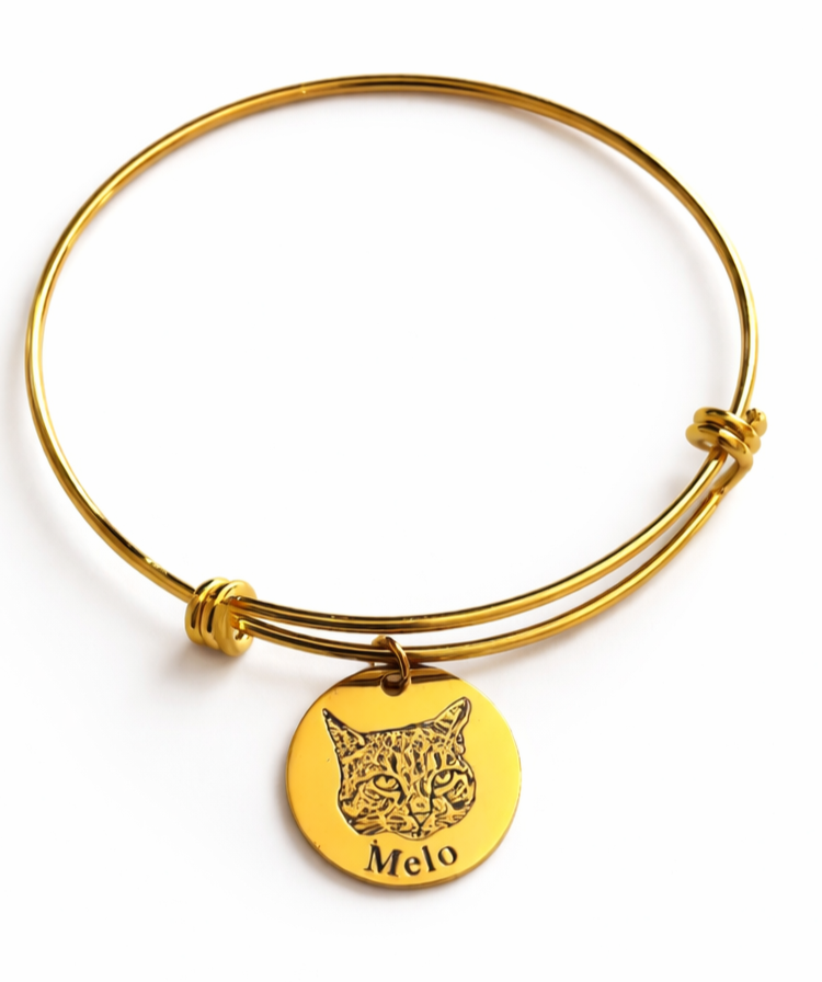 Cat Custom Photo Bracelet