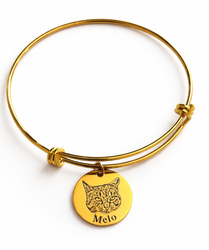 Cat Custom Photo Bracelet