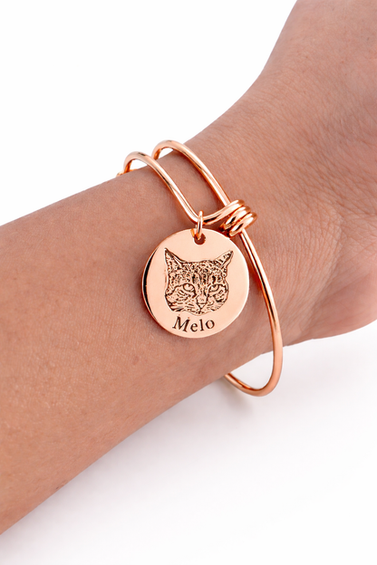 Cat Custom Photo Bracelet