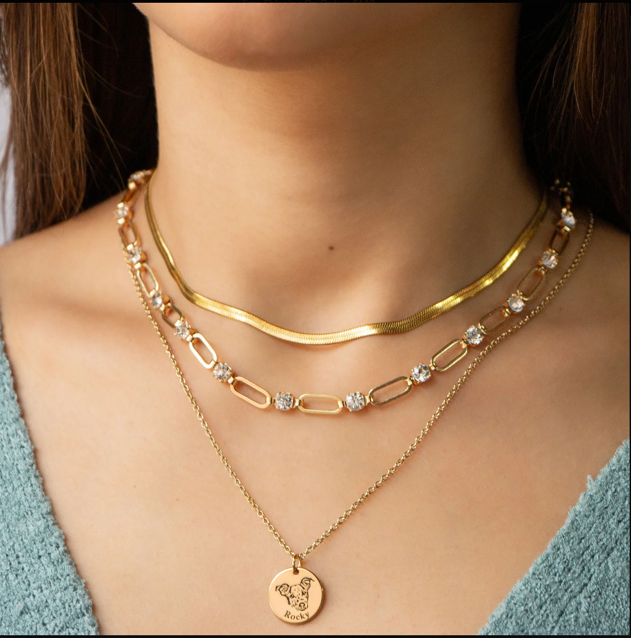 Personalized Kitty Face Necklace – Custom Cat Jewelry