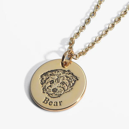 Personalized Pet Face Necklace