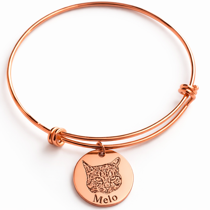 Cat Custom Photo Bracelet