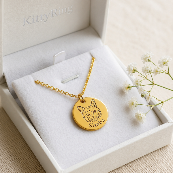 Custom Cat Photo Locket Necklace - Keep Them Close