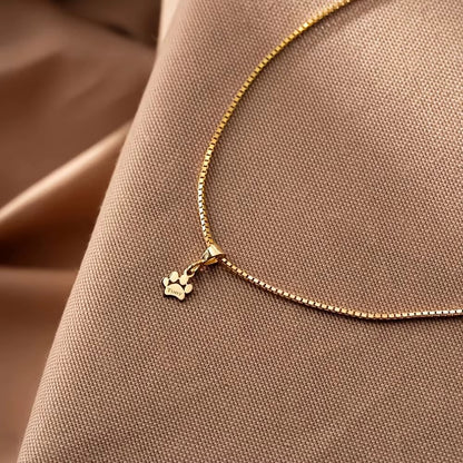 Personalized Cat Paw Locket Necklace – Custom Pet Jewelry