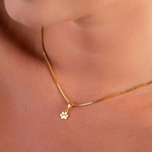 Personalized Cat Paw Locket Necklace – Custom Pet Jewelry